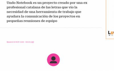 El País dedica a Undo Notebook un reportaje en su sección Retina